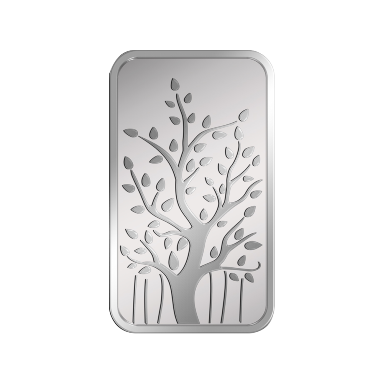 Tree 999.9 Purity 10gm Silver Bar